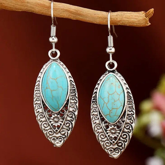 Retro Turquoise Earrings