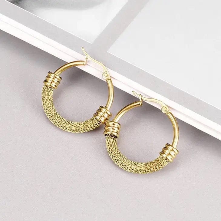 18K Gold Plated Hoops