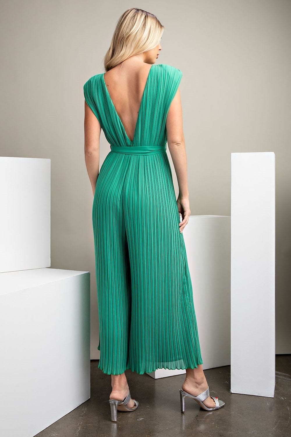 Pleated Summer Jumpsuit