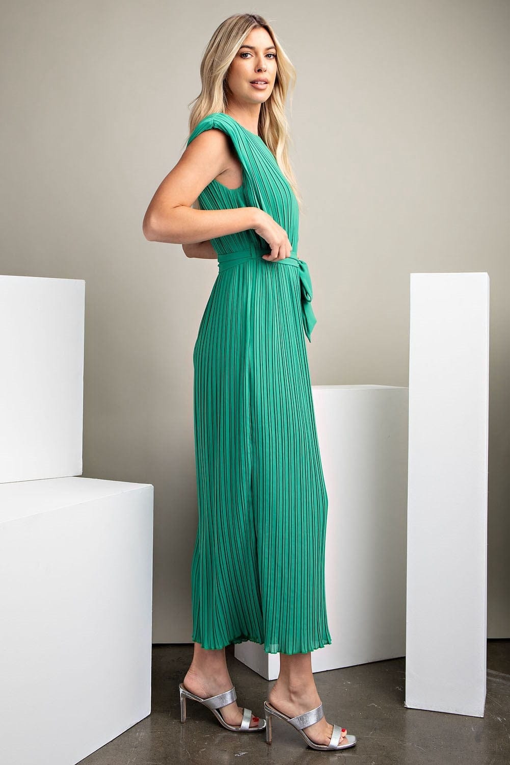 Pleated Summer Jumpsuit