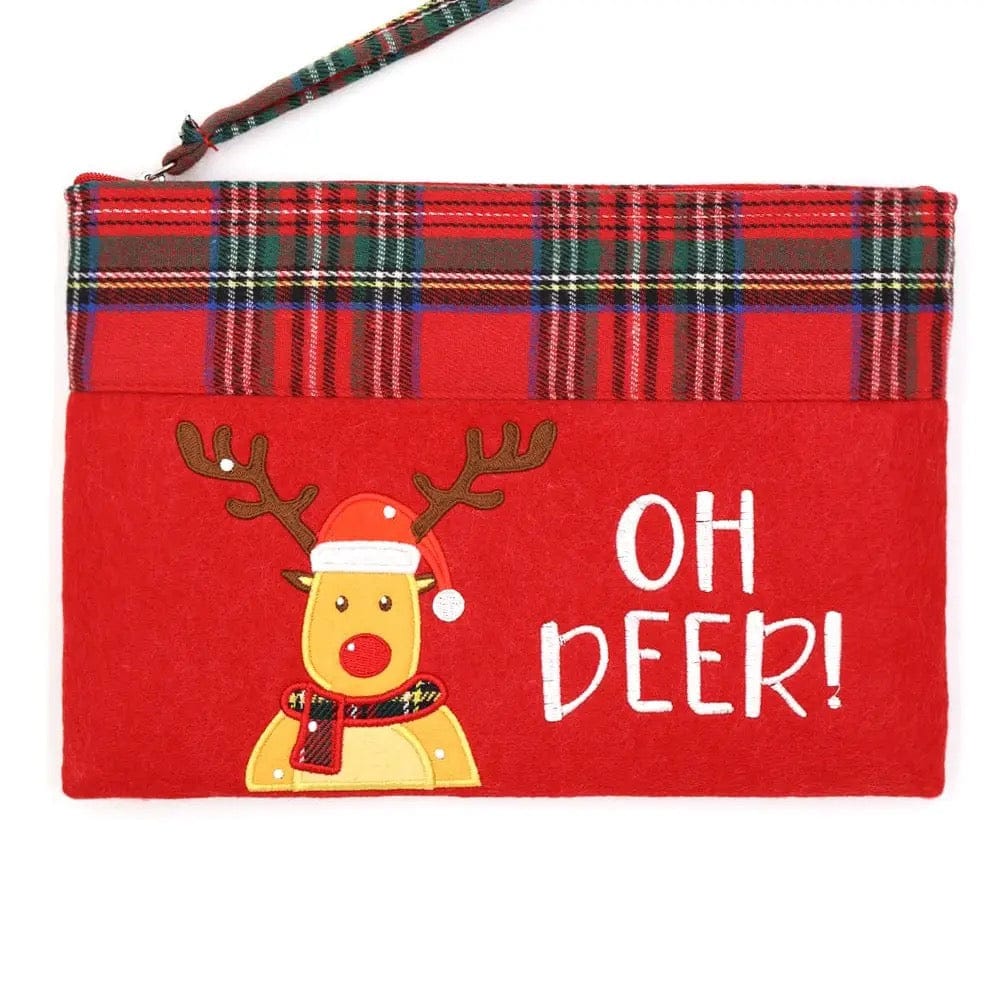 Oh Deer Christmas Pouch