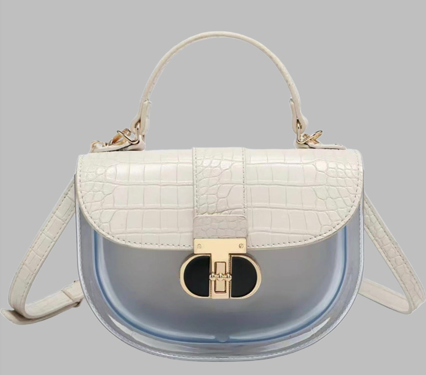 Croc See Thru Satchel