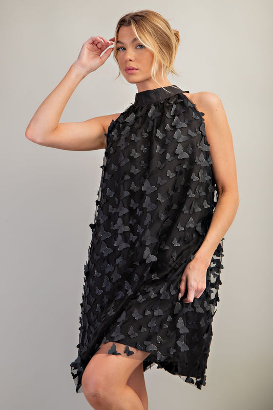 Butterfly Effect Halter Dress