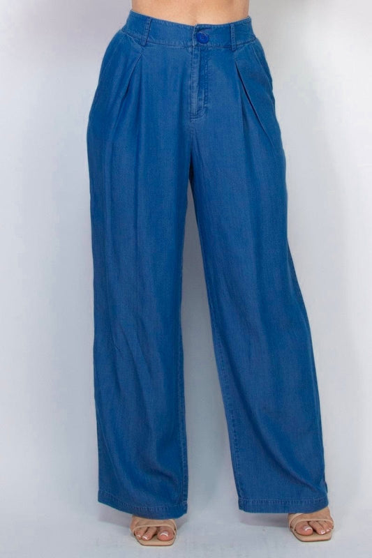 Cloudfall Wide Leg Denim Pants