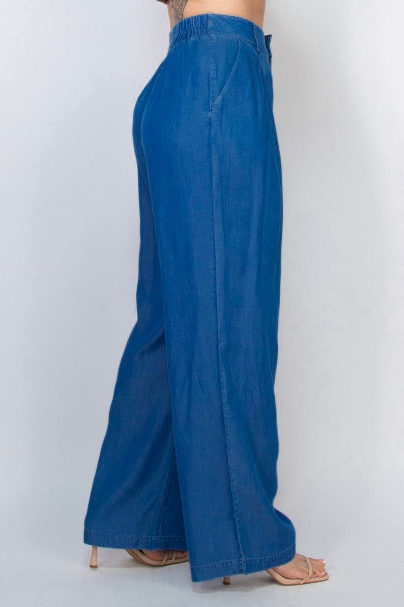 Cloudfall Wide Leg Denim Pants