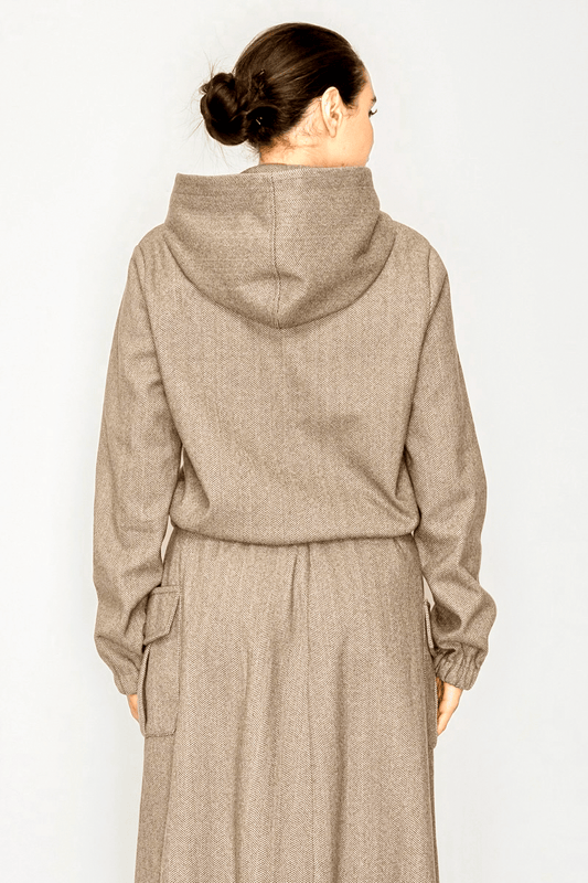 Metro Herringbone Bomber