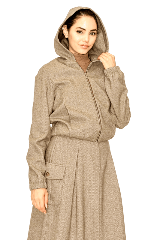 Metro Herringbone Bomber