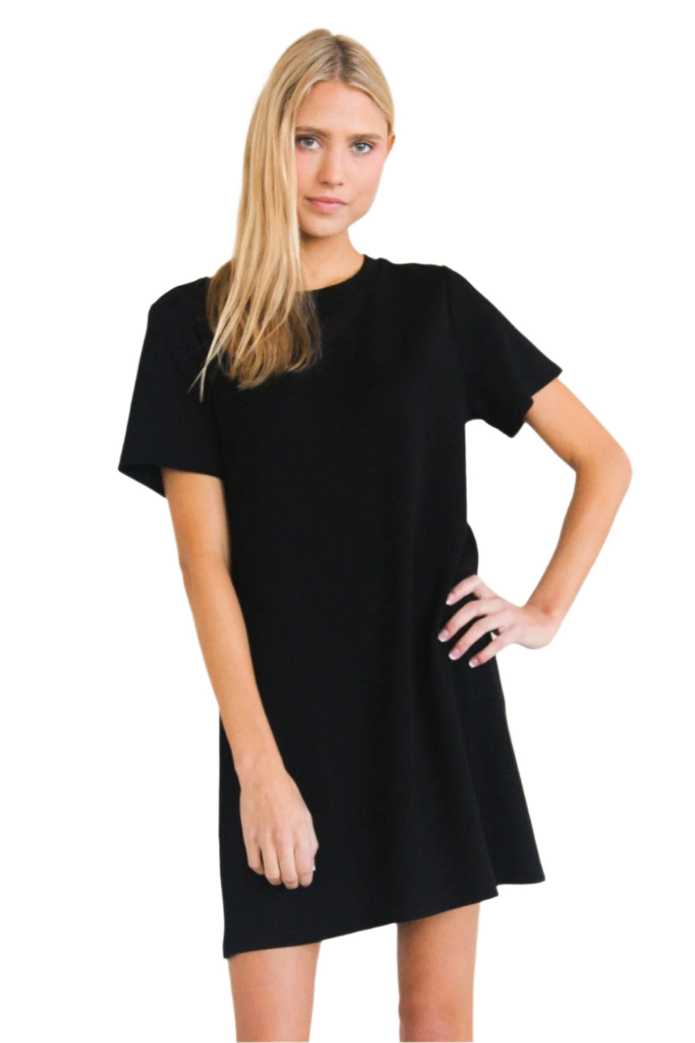 P. Cill Butter Modal Short Sleeve Dress