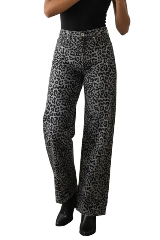 Shadow Spots Wide Leg Jeans