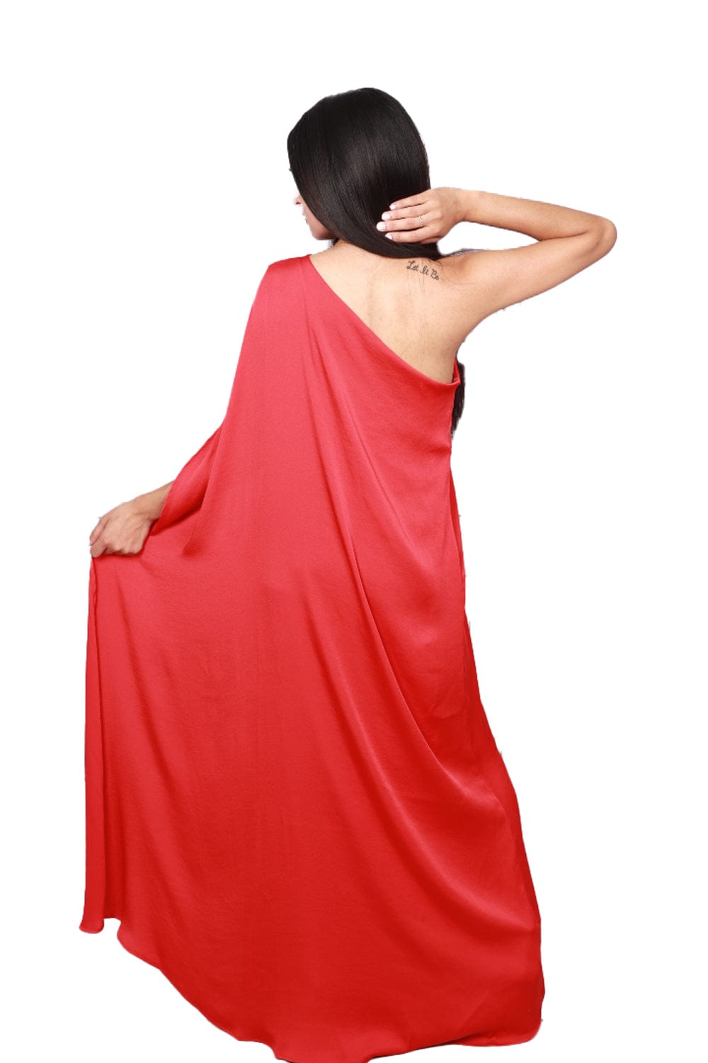 Cape Maxi Dress