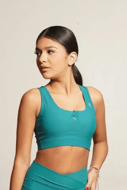 Ribbed Yoga Crop Top