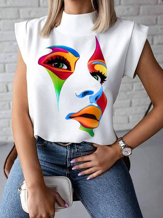 Face Printed T-Shirt